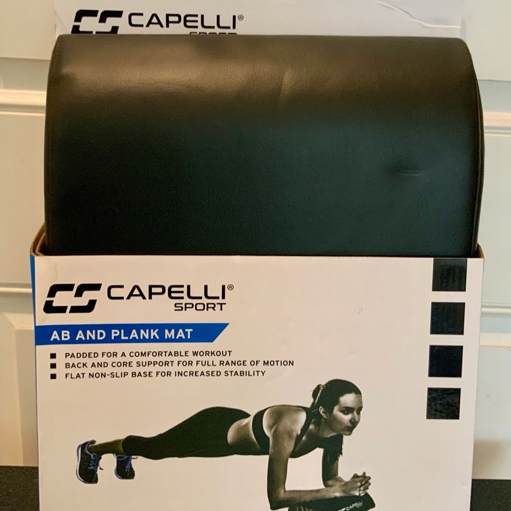 Capelli Sport Black Ab and Plank Mat